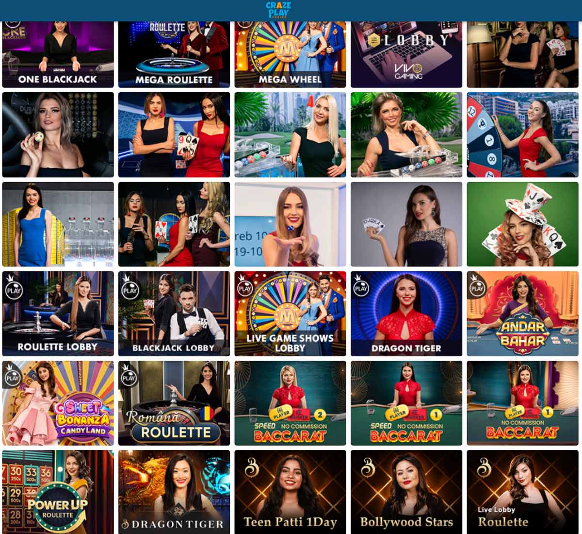 Crazeplay-casino-live-casino-games-collection-review