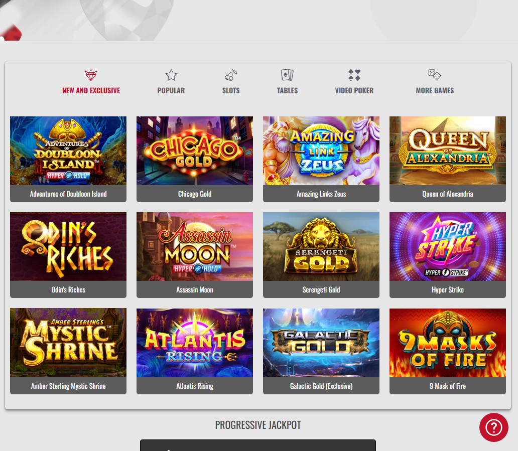 Platinum Play Casino desktop slots screenshot showing slot game categories, featured titles and filtering options - tested