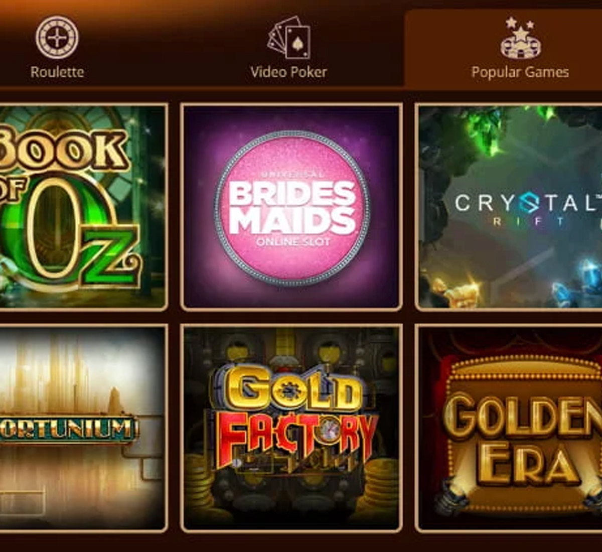 River Belle Casino desktop popular games screenshot showing trending titles and player favorites - tested