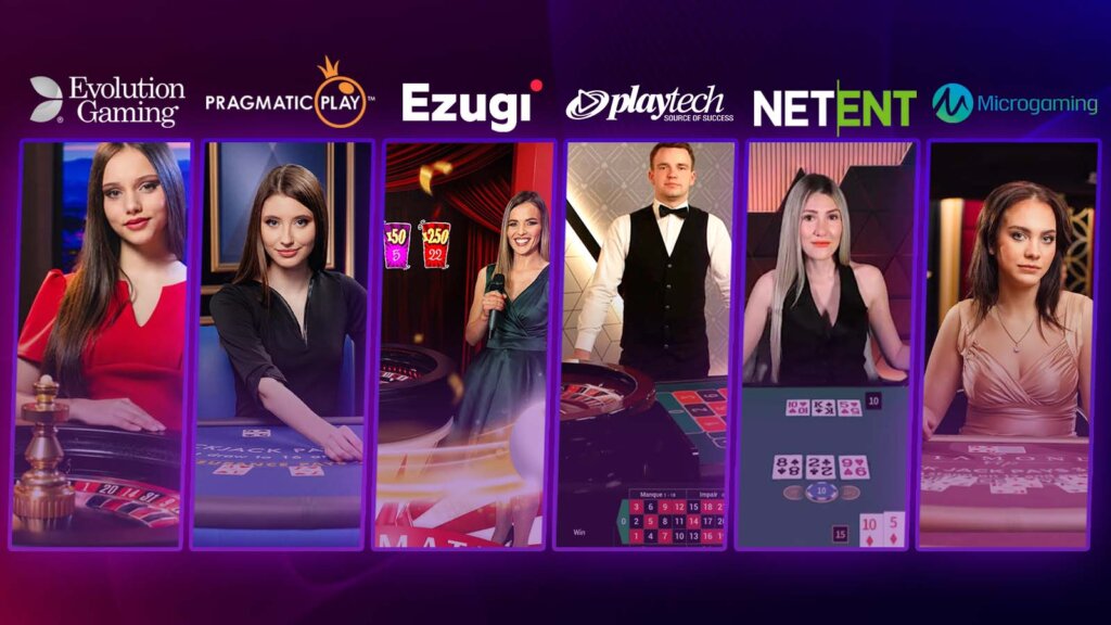 TOP provideri de Live Casino