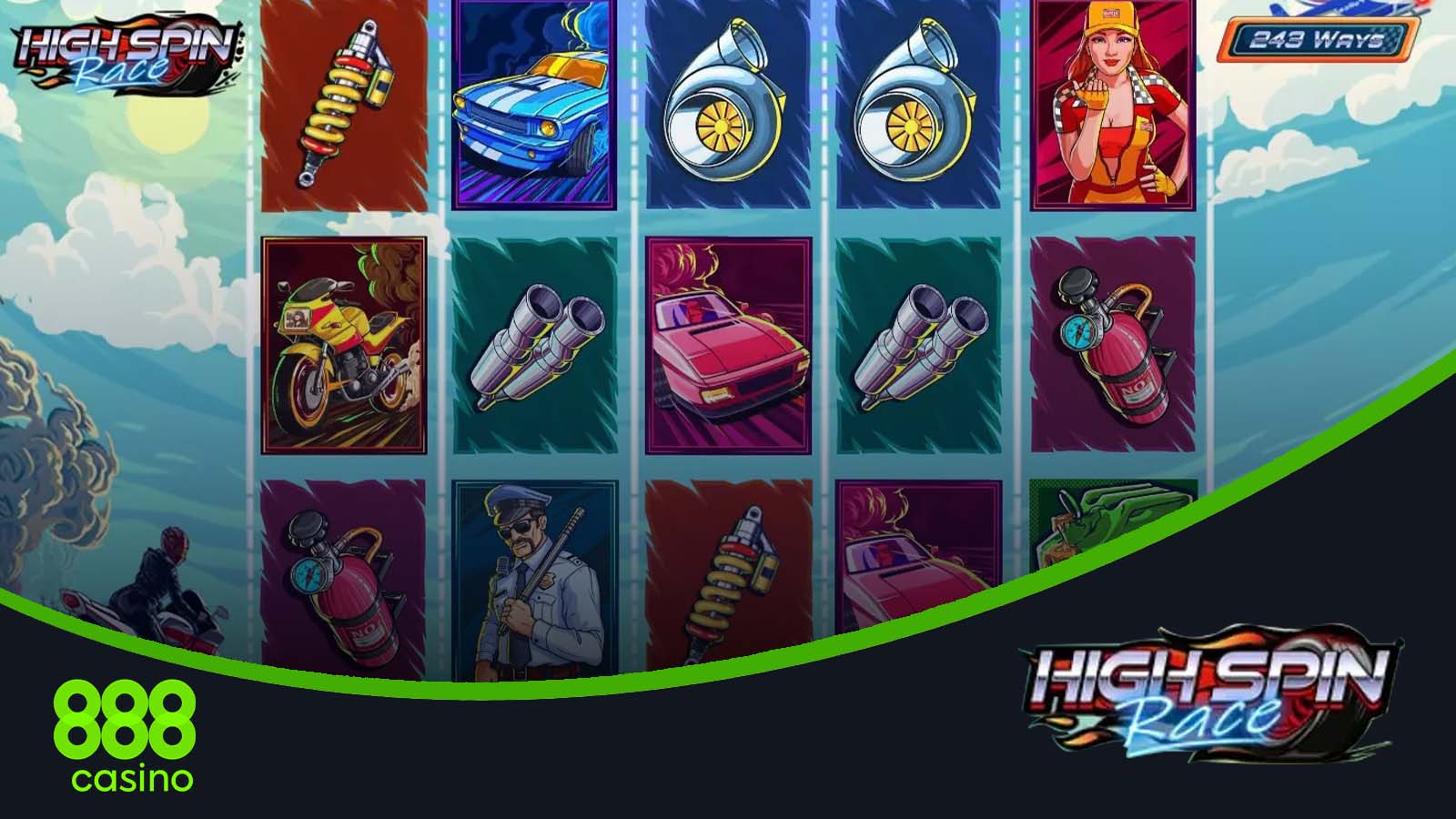 High Spin Race de la 888 Casino