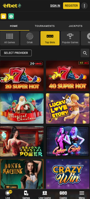 efbet-casino-slots-mobile-review