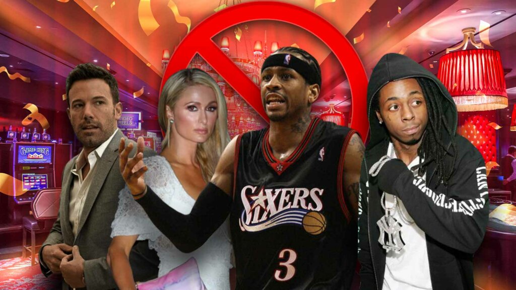 Top 7 Celebrities Banned from Casinos