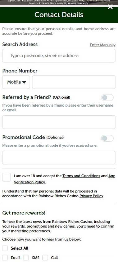 rainbow-riches-casino-registration-process-step-3