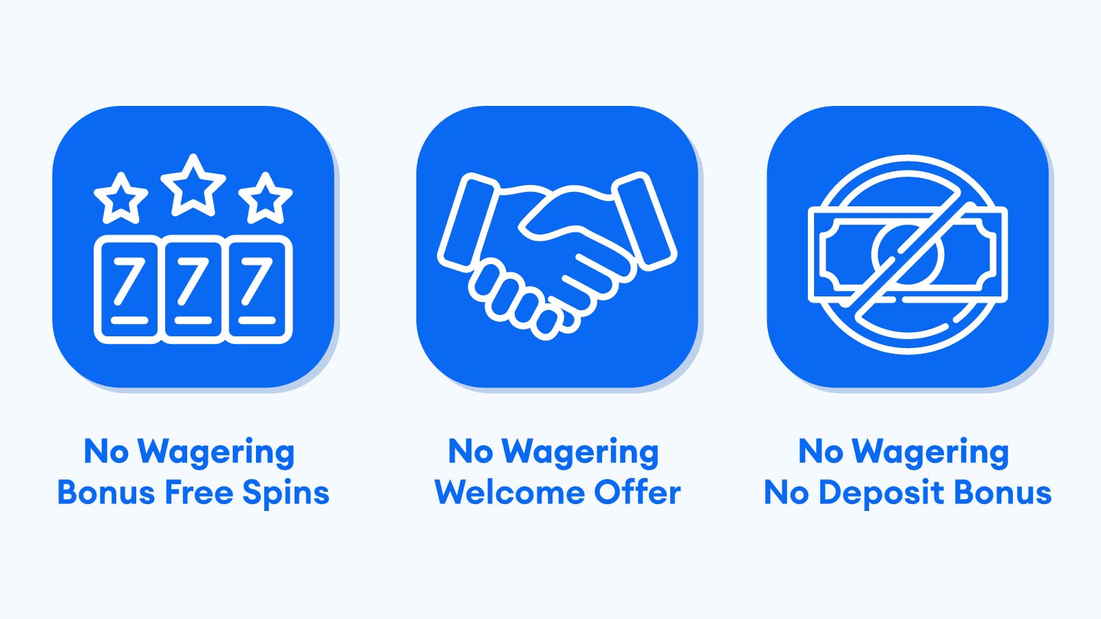 Types of No Wagering Casino Bonuses