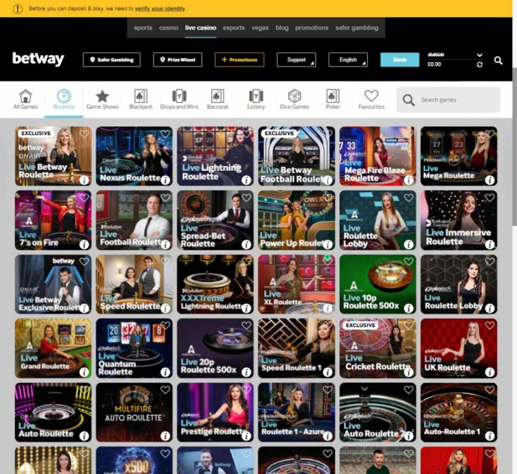 betway-casino-live-dealer-roulette-games-review