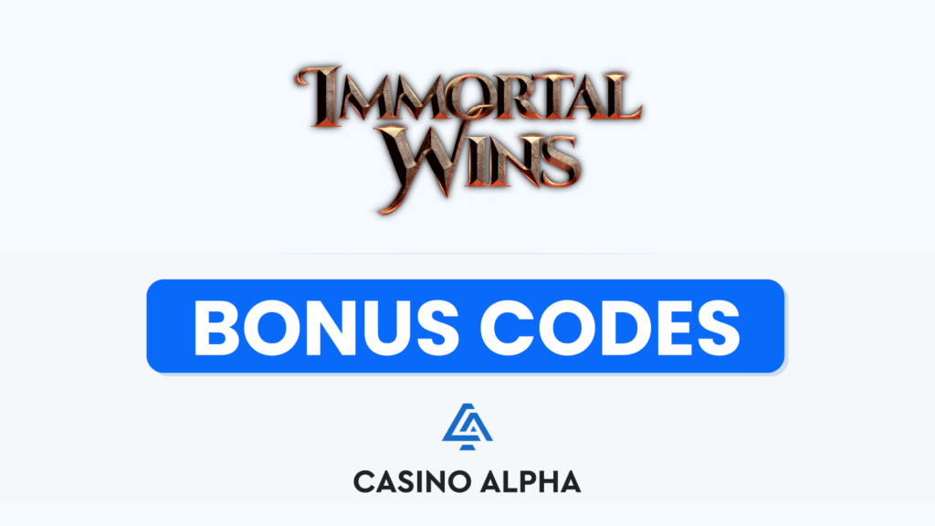 Immortal Wins Casino Bonus Codes