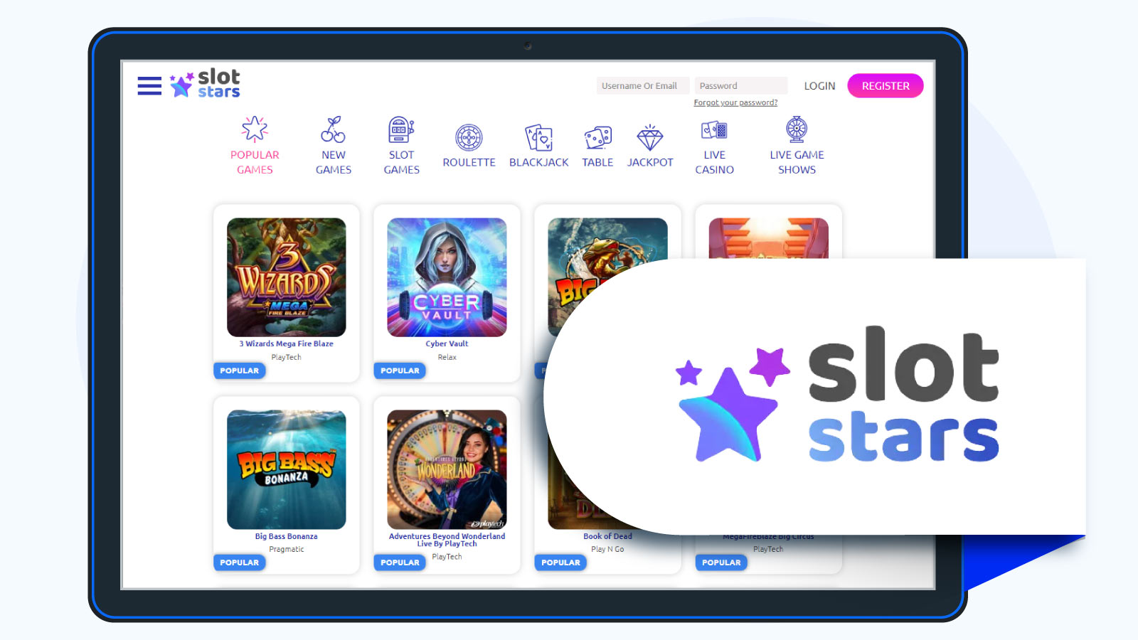 SlotsStars Casino PlayOJO Casino Sister Site