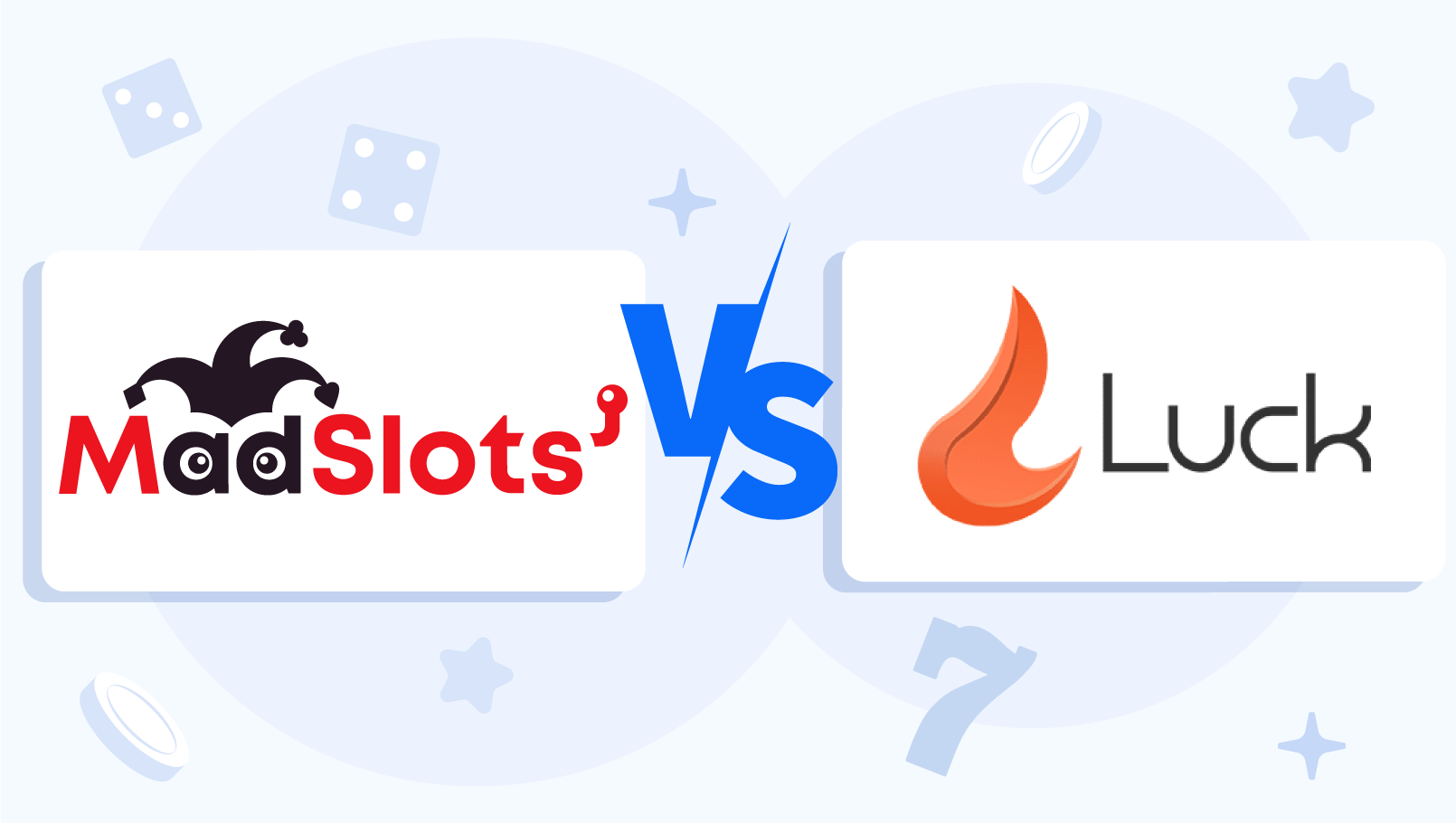 MadSlots Casino vs Luck.com Casino Head-to-Head Comparison