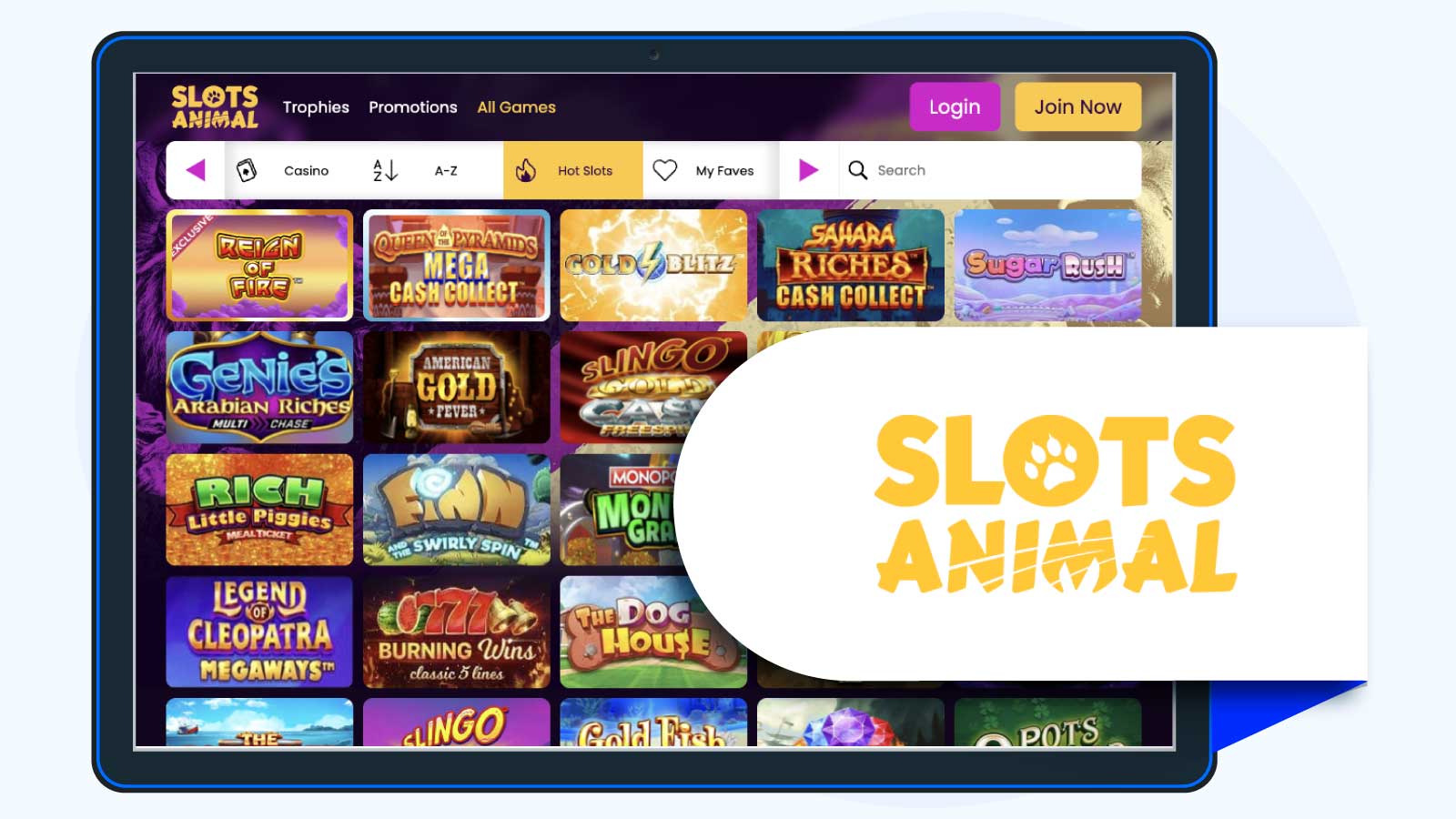 5 Free No Deposit Bonus Spins at Slots Animal