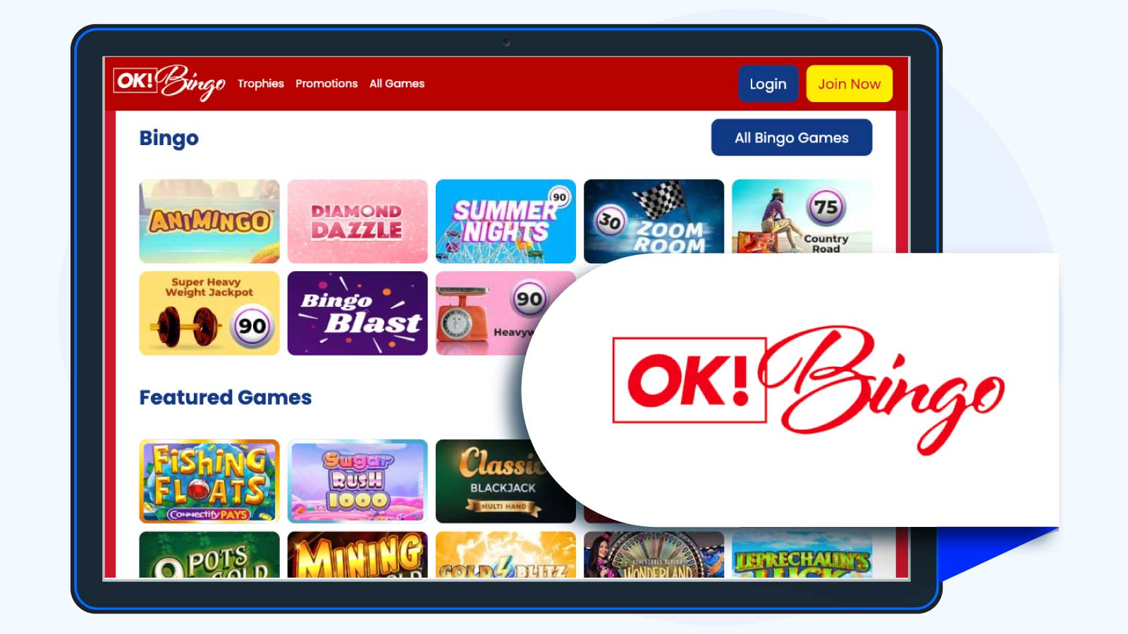 OK Bingo - Editor's Choice for 400% Casino Bonus