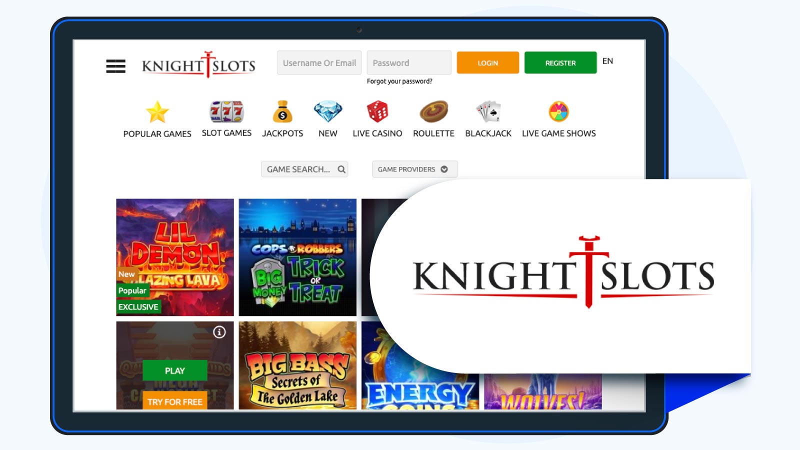 KnightSlots Casino: Quick PayPal Casino Review