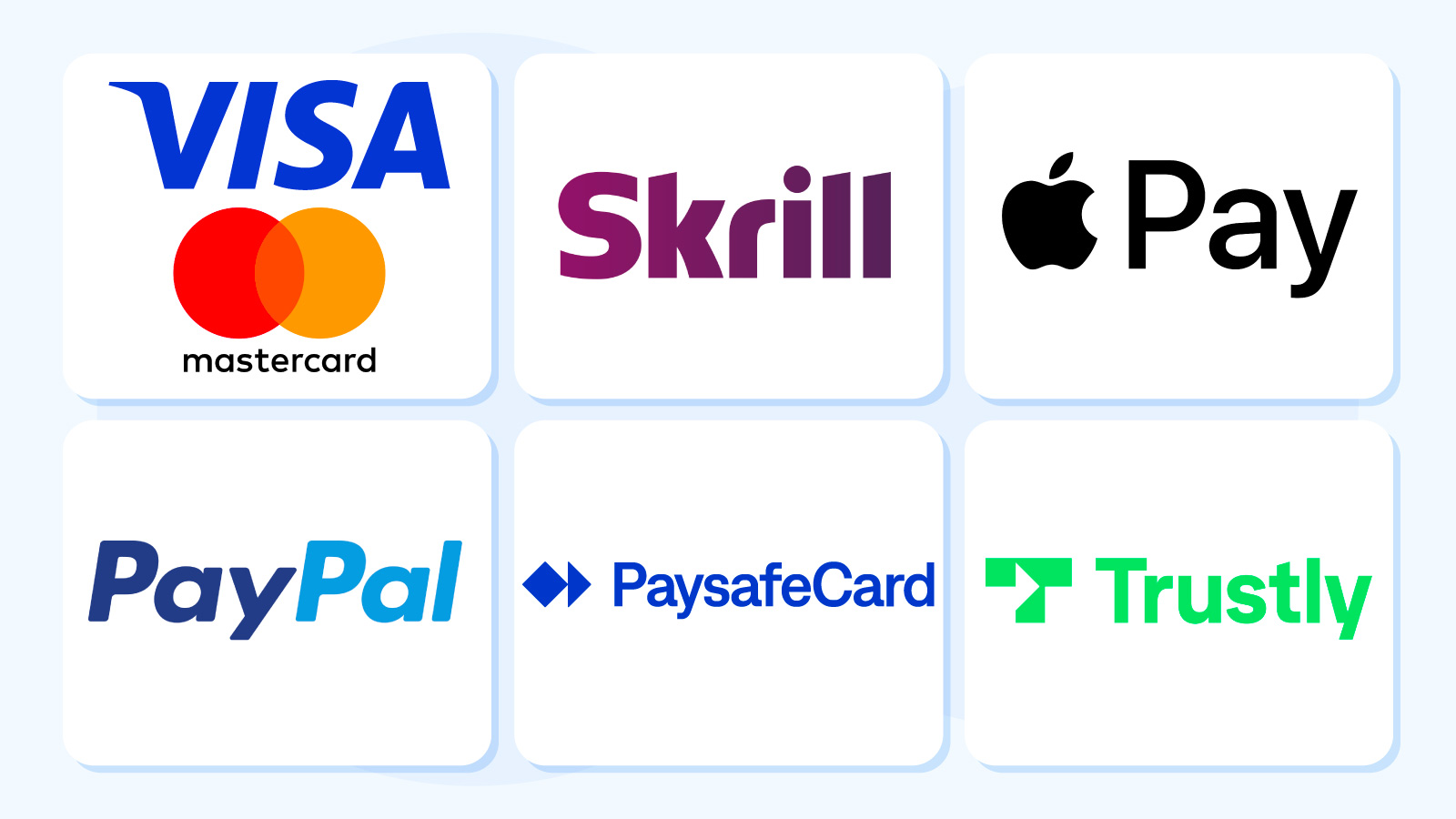 Available Payment Methods at AG Communications Casino Sites