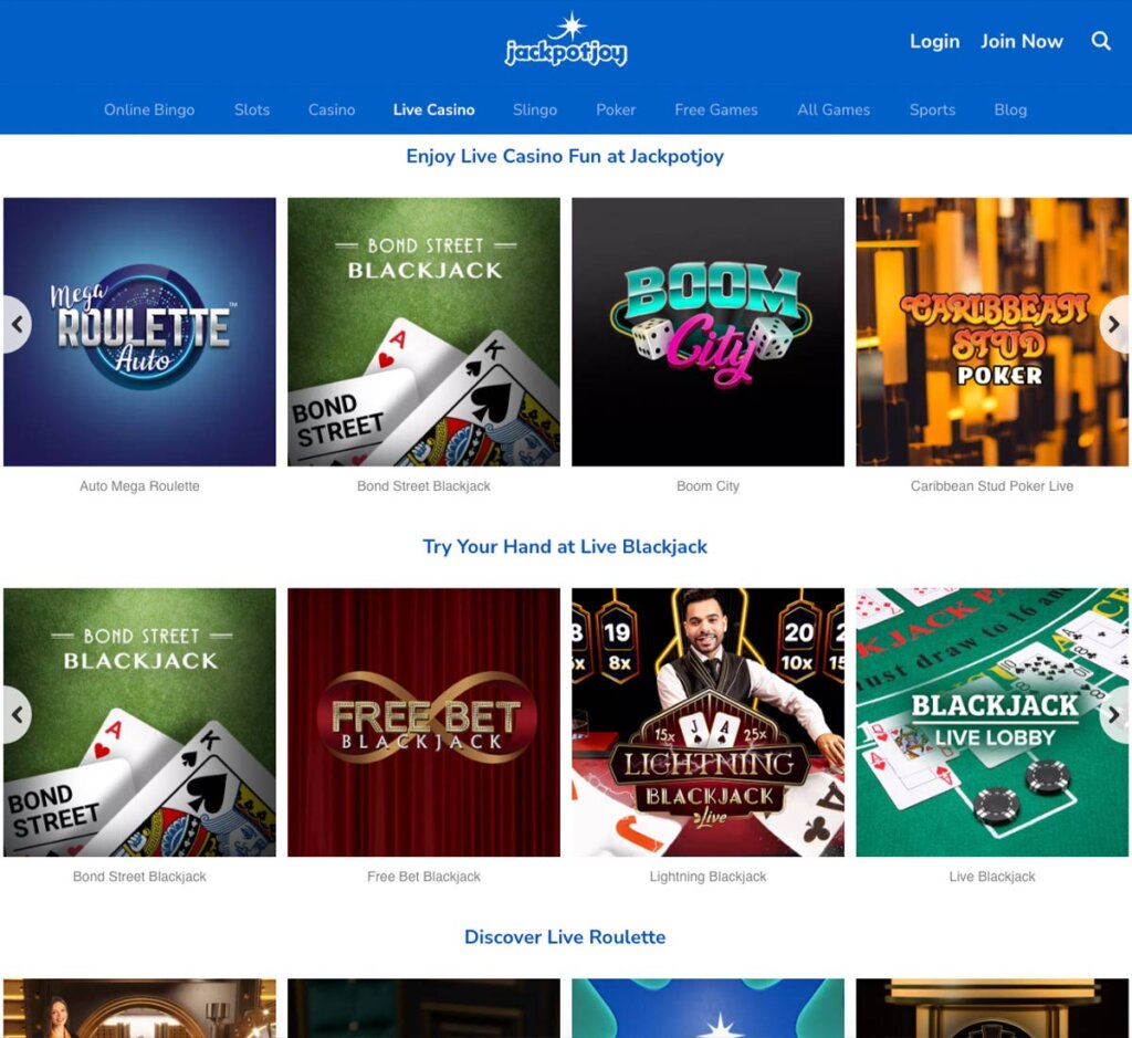 jackpotjoy-casino-live-casino-games-collection-review