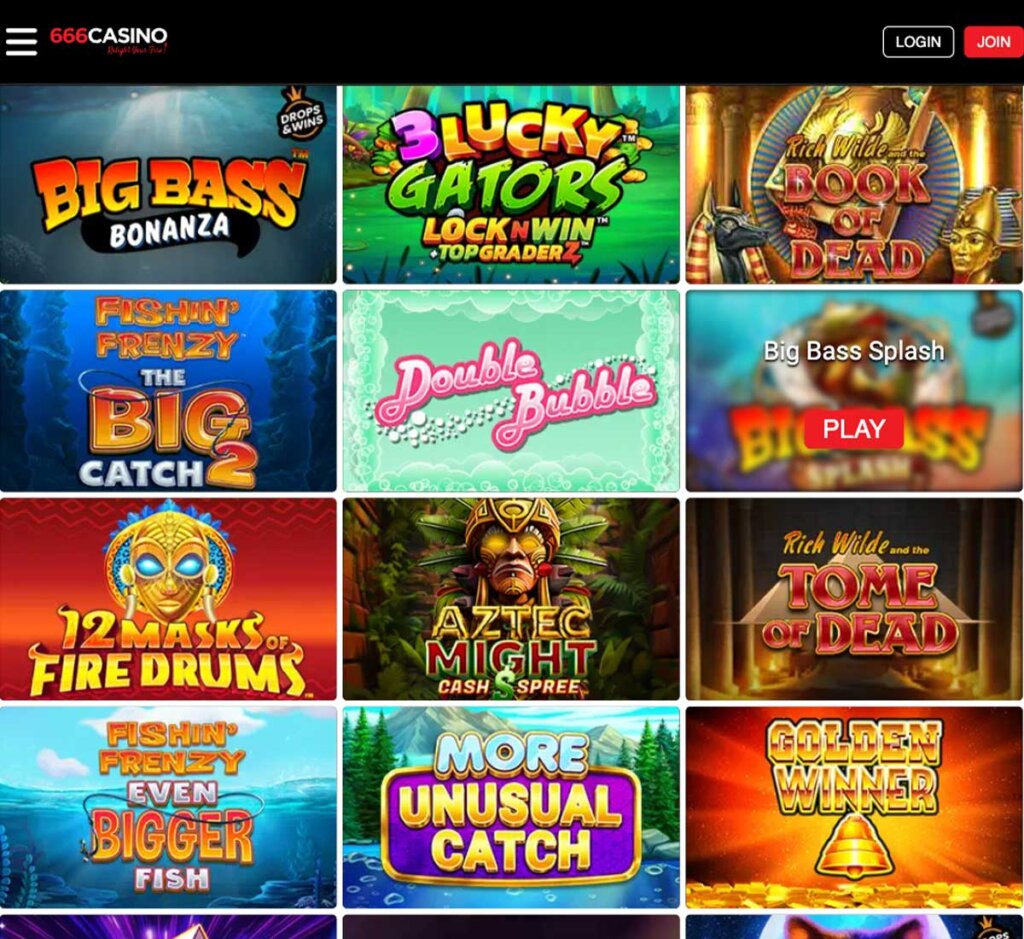 666-casino-slots-variety-review