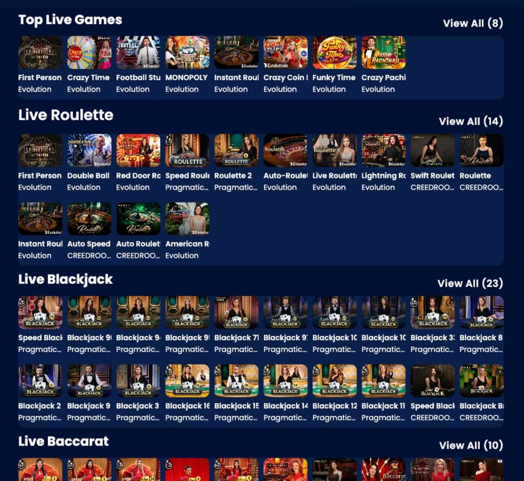 Highbet-casino-live-casino-games-collection-review