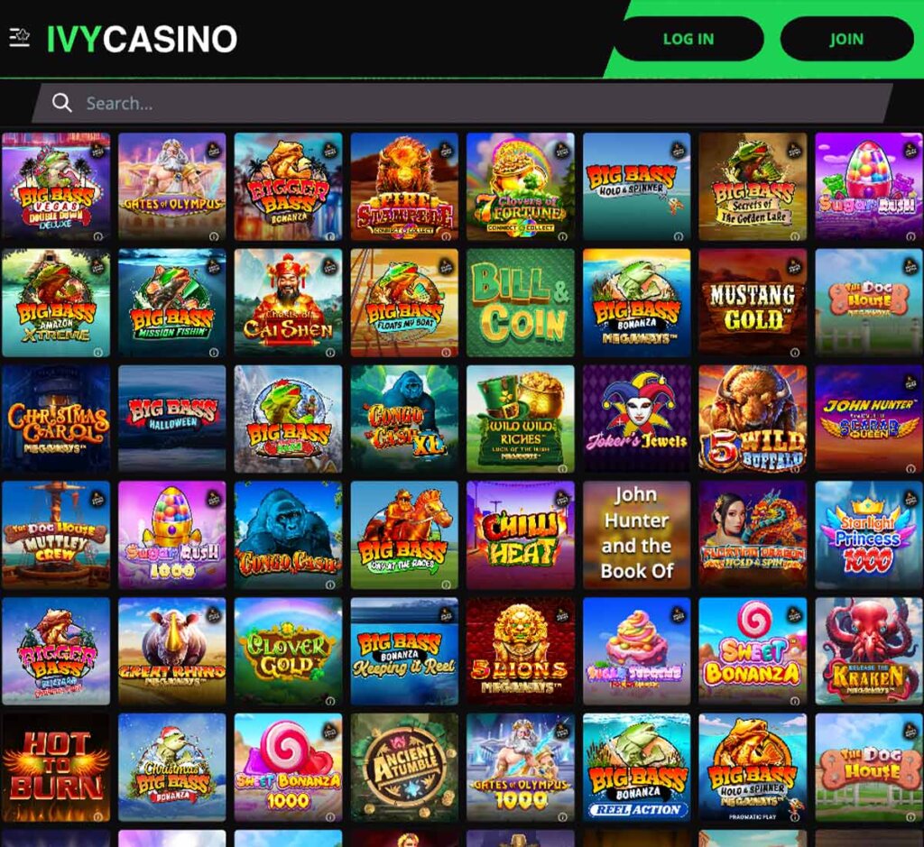 Ivy-casino-slots-variety-review