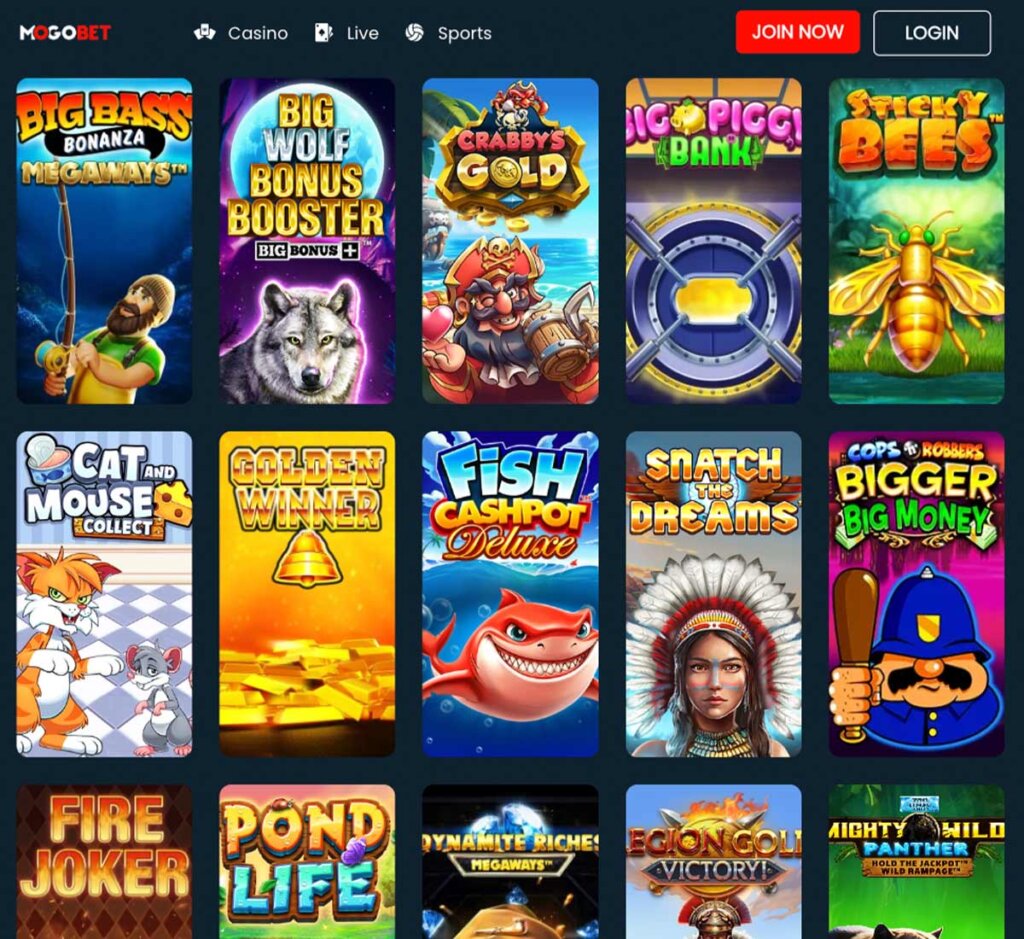 MogoBet-casino-slots-variety-review