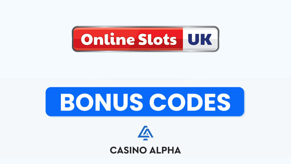 Online Slots UK Bonus Codes