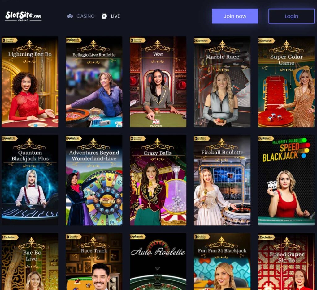 SlotSite.com-casino-live-casino-games-collection-review