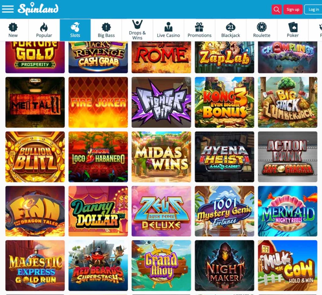 Spinland-casino-slots-variety-review