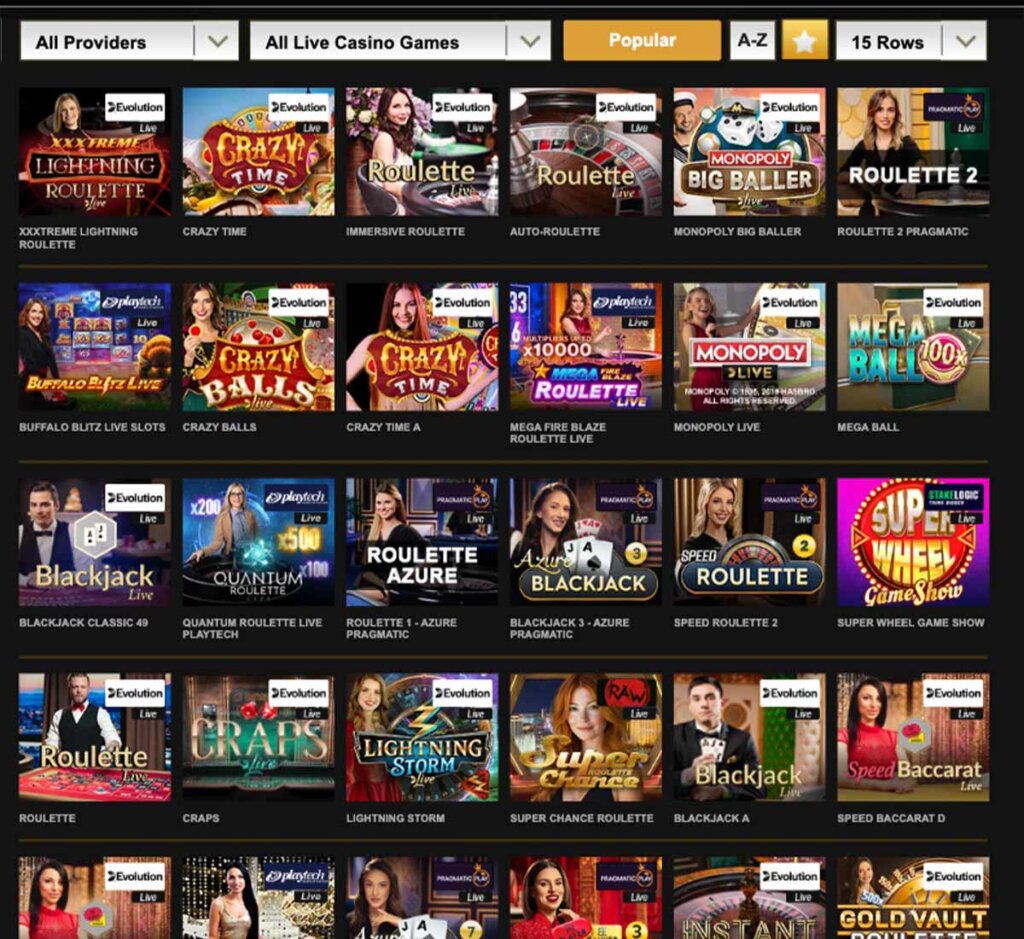 Videoslots-casino-live-casino-games-collection-review
