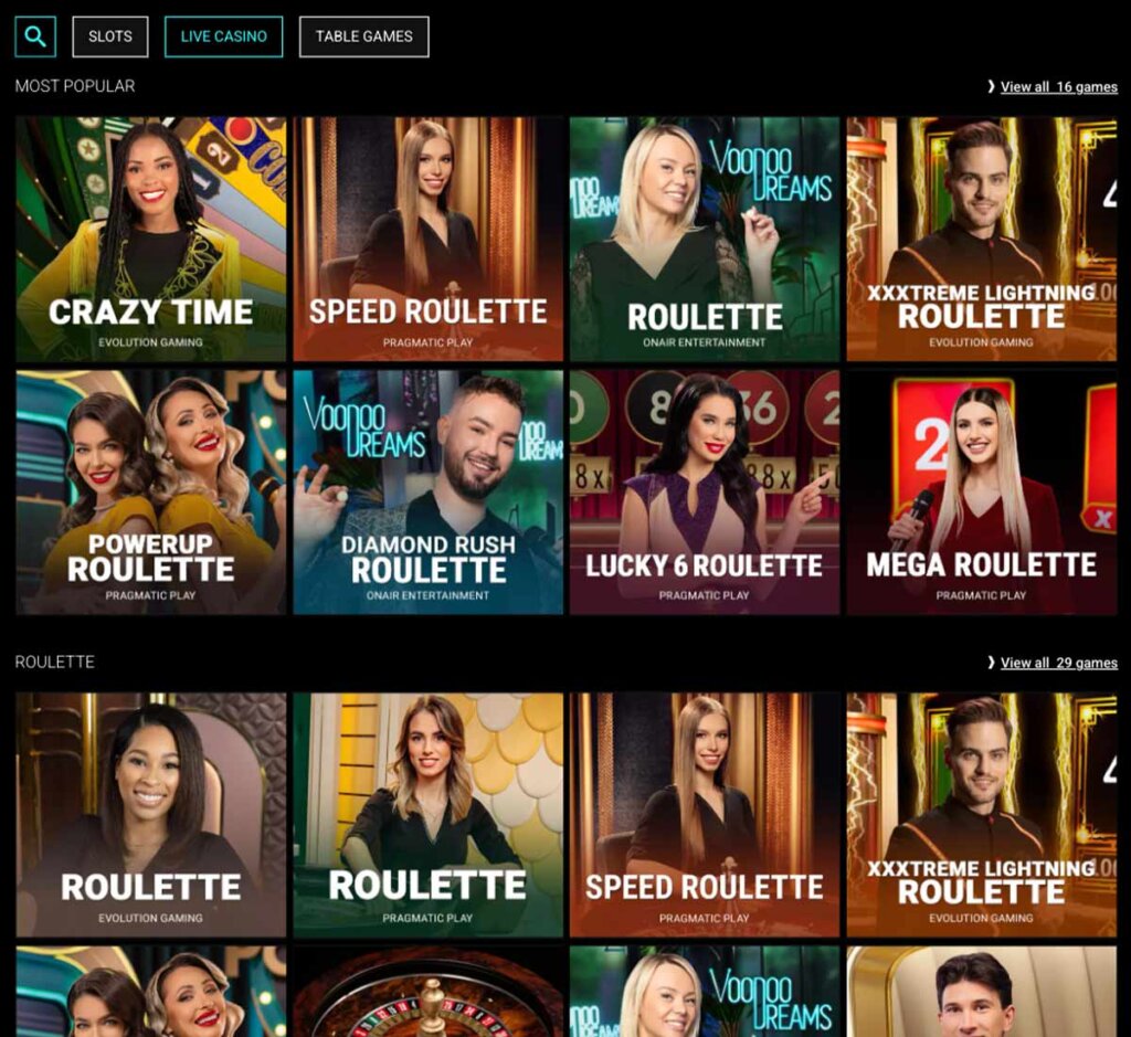 VoodooDreams-casino-live-casino-games-collection-review