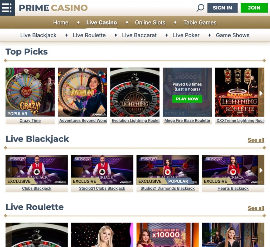 prime-casino-live-casino-games-collection-review