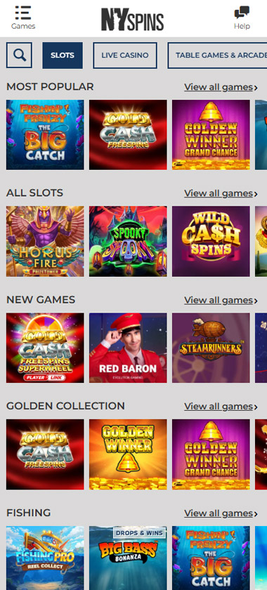 NYspins-casino-slots-mobile-review