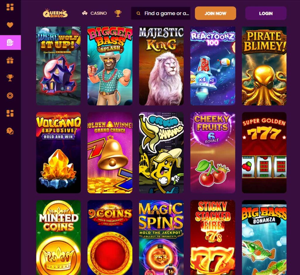 Queen's-Bingo-casino-slots-variety-review