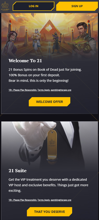 21Casino mobile promotions page screenshot showing available bonuses, free spins offers and wagering details – tested 21Casino mobile promotions page screenshot showing available bonuses, free spins offers and wagering details – tested