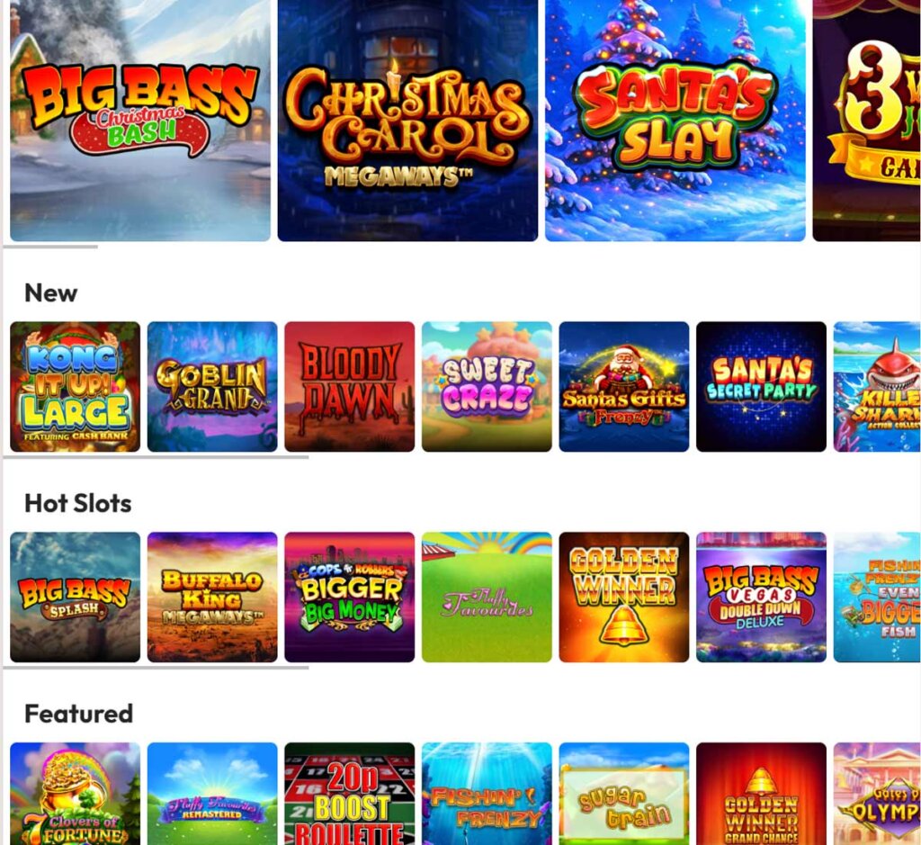 333 Casino desktop homepage screenshot showing game lobby with slots and live casino categories – tested 333 Casino desktop homepage screenshot showing game lobby with slots and live casino categories – tested