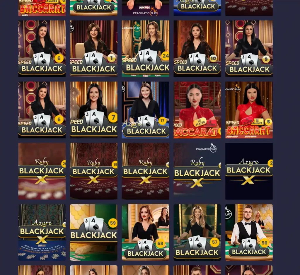 Jackpot Mobile Casino desktop blackjack screenshot displaying blackjack tables, game selection grid, and gameplay interface on widescreen layout - tested Jackpot Mobile Casino desktop blackjack screenshot displaying blackjack tables, game selection grid, and gameplay interface on widescreen layout - tested