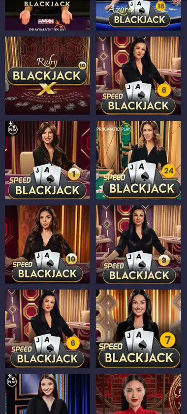 Jackpot Mobile Casino mobile blackjack screenshot showing live and RNG blackjack tables, game thumbnails, and lobby navigation on smartphone interface - tested Jackpot Mobile Casino mobile blackjack screenshot showing live and RNG blackjack tables, game thumbnails, and lobby navigation on smartphone interface - tested