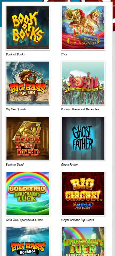 PlayMillion Casino mobile slots variety screenshot displaying featured slots, categories and touch-optimized navigation - tested