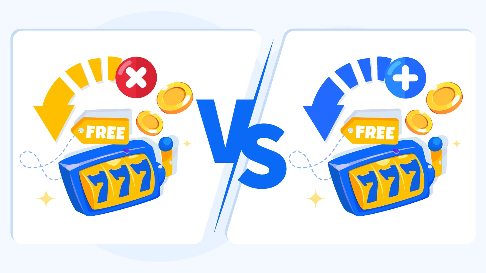 Value comparison of UK no deposit vs deposit free spins showing spin quantity, wagering, and game restrictions | True cash value analysis