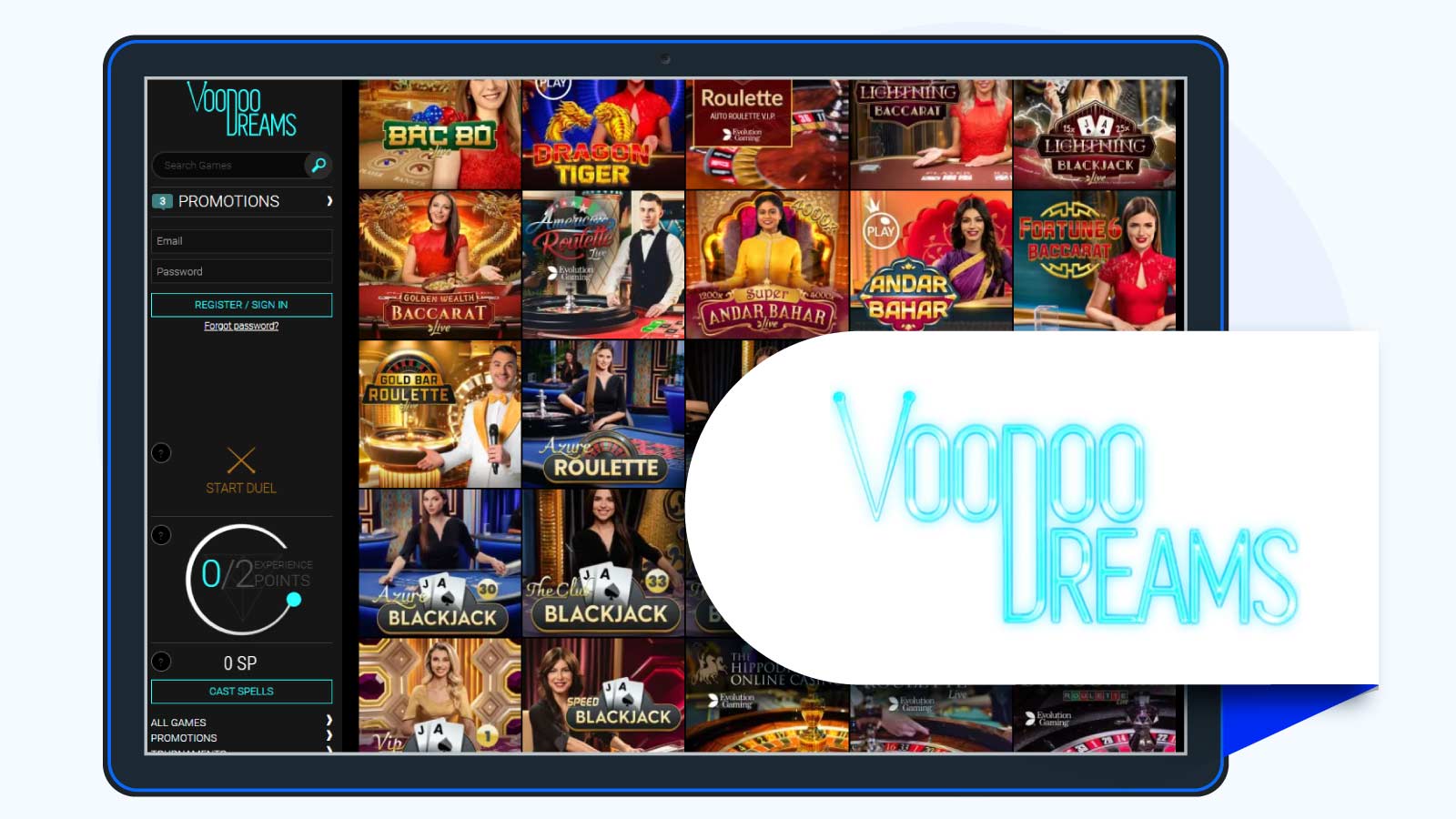 VoodooDreams Casino Best Blackjack Casino for High Rollers