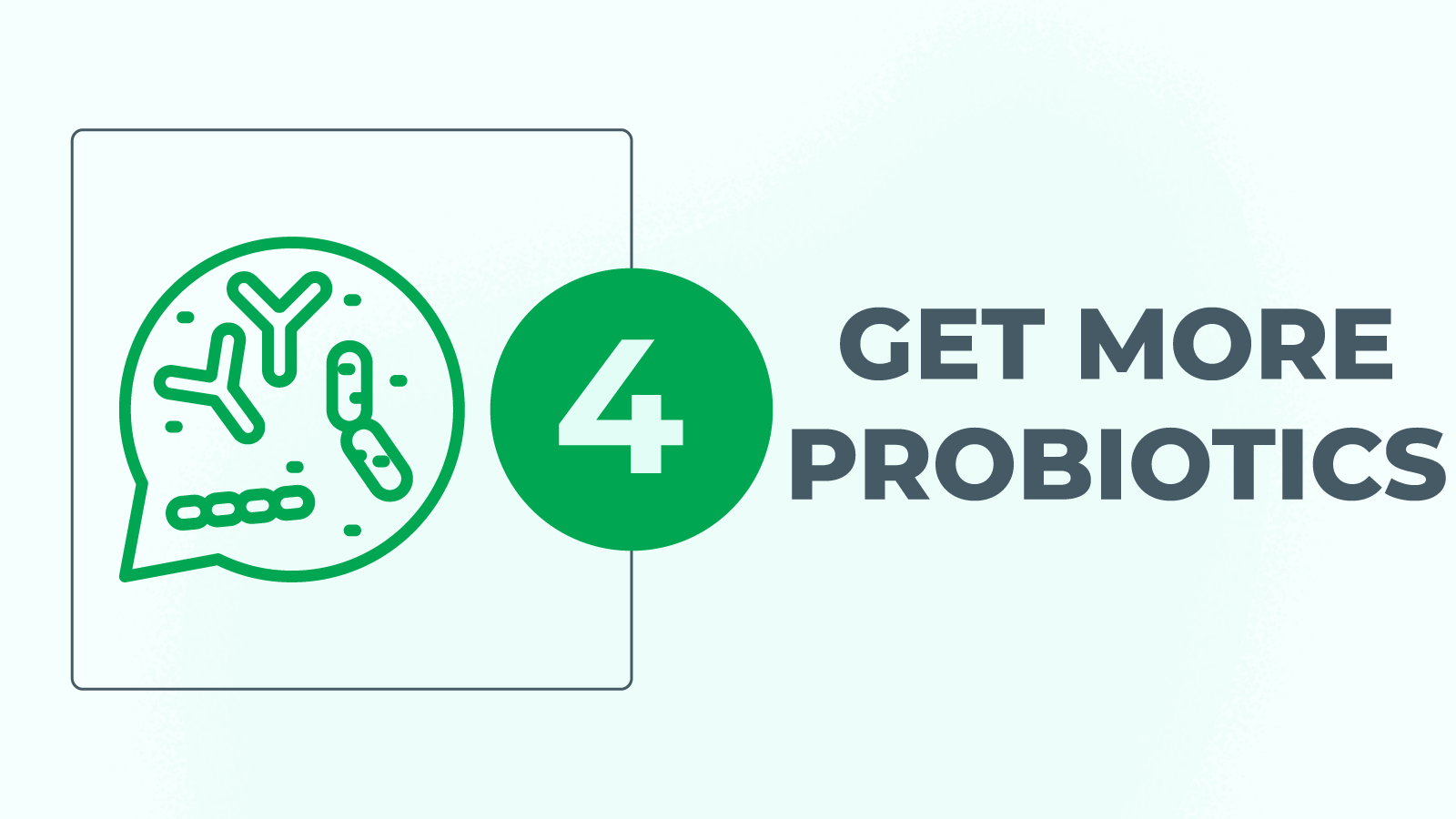 Get more probiotics - stop gambling addiction