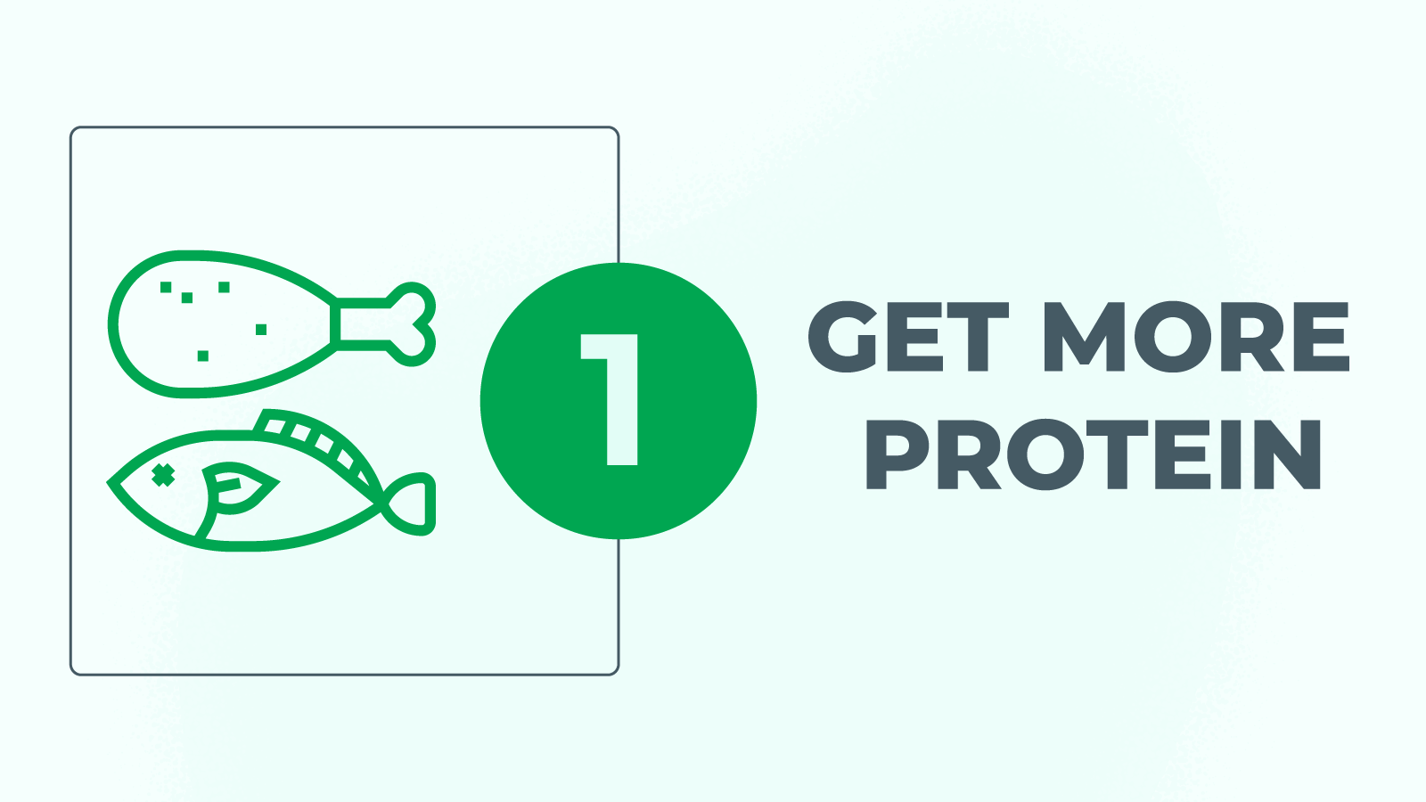Get more protein - stop gambling addiction