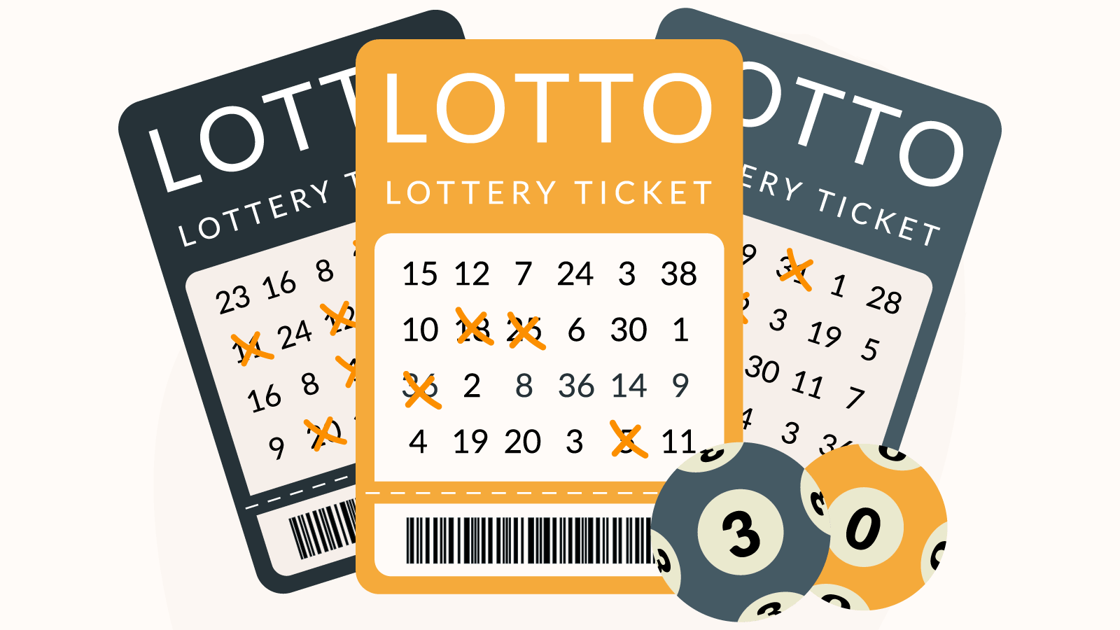 Lotto ticket hot sale odds