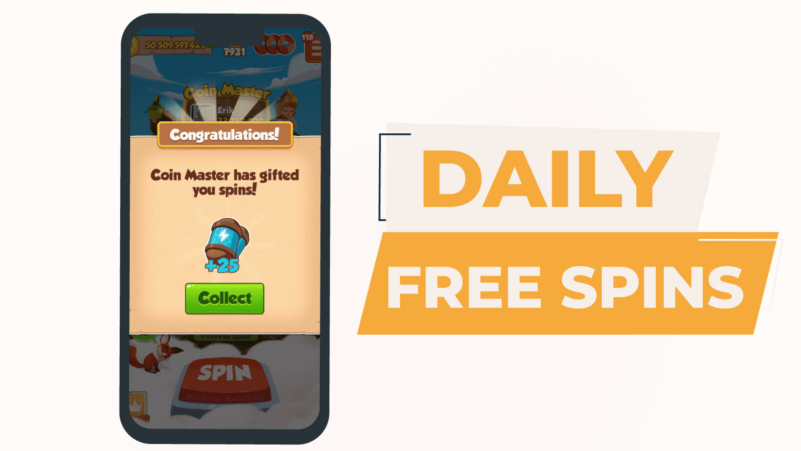 Daily Free Spins for Coin Master