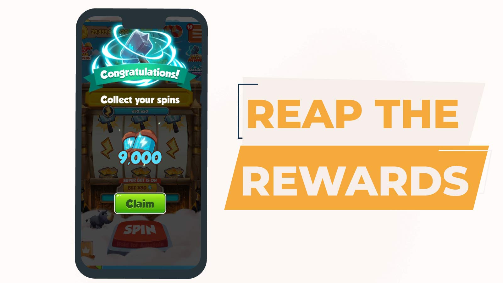 Simply Participate and Reap the Rewards - Coin Master
