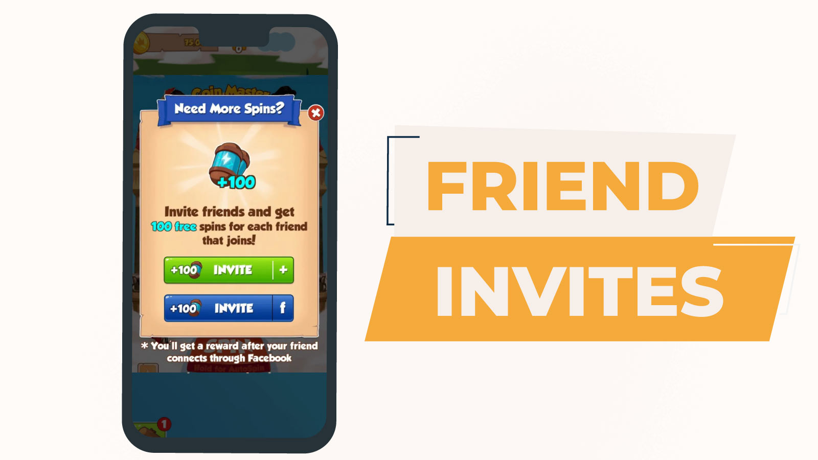 Get Free Spins for Coin Master with Friend Invites