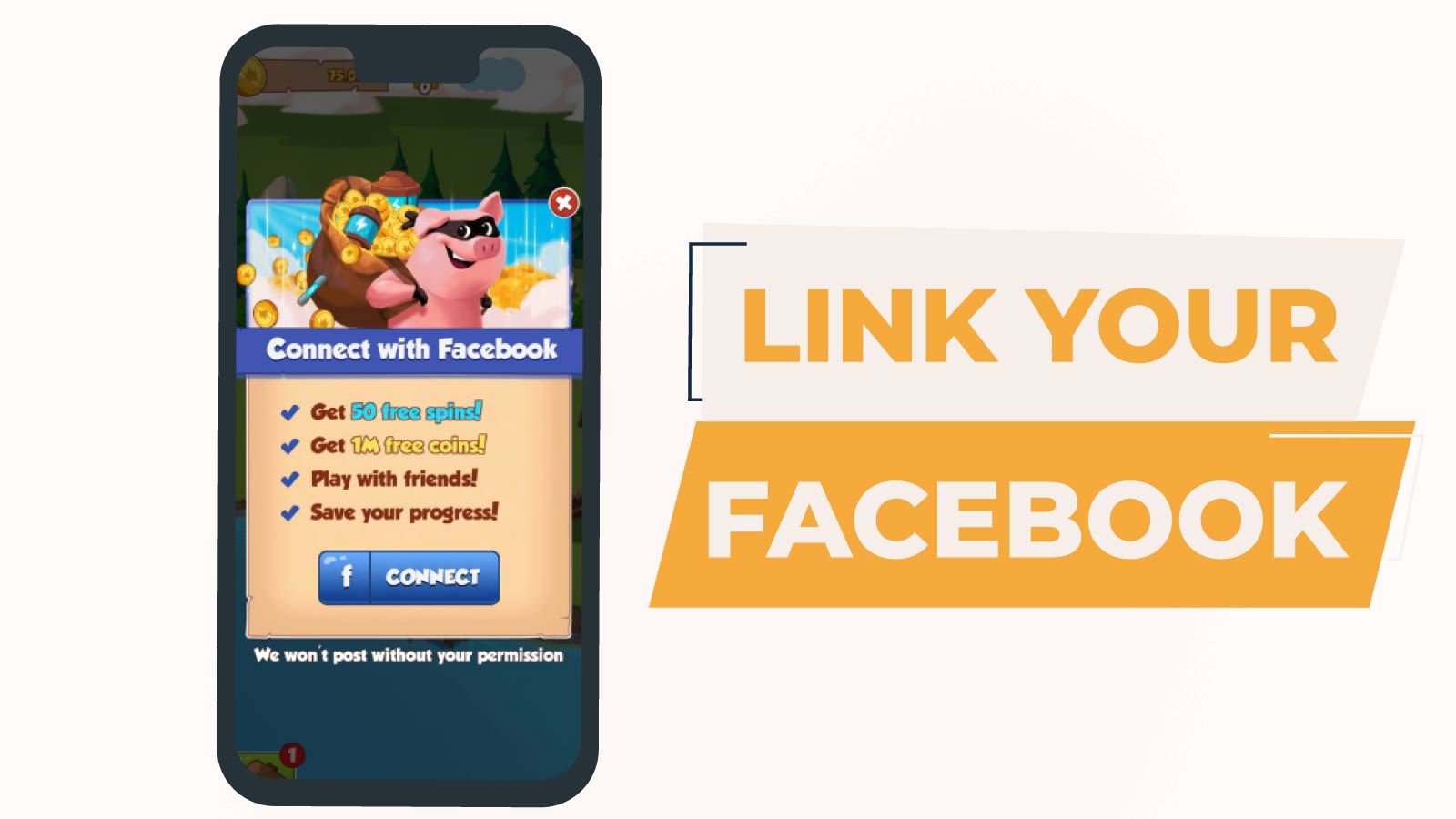 Link Your Facebook Account Coin Master