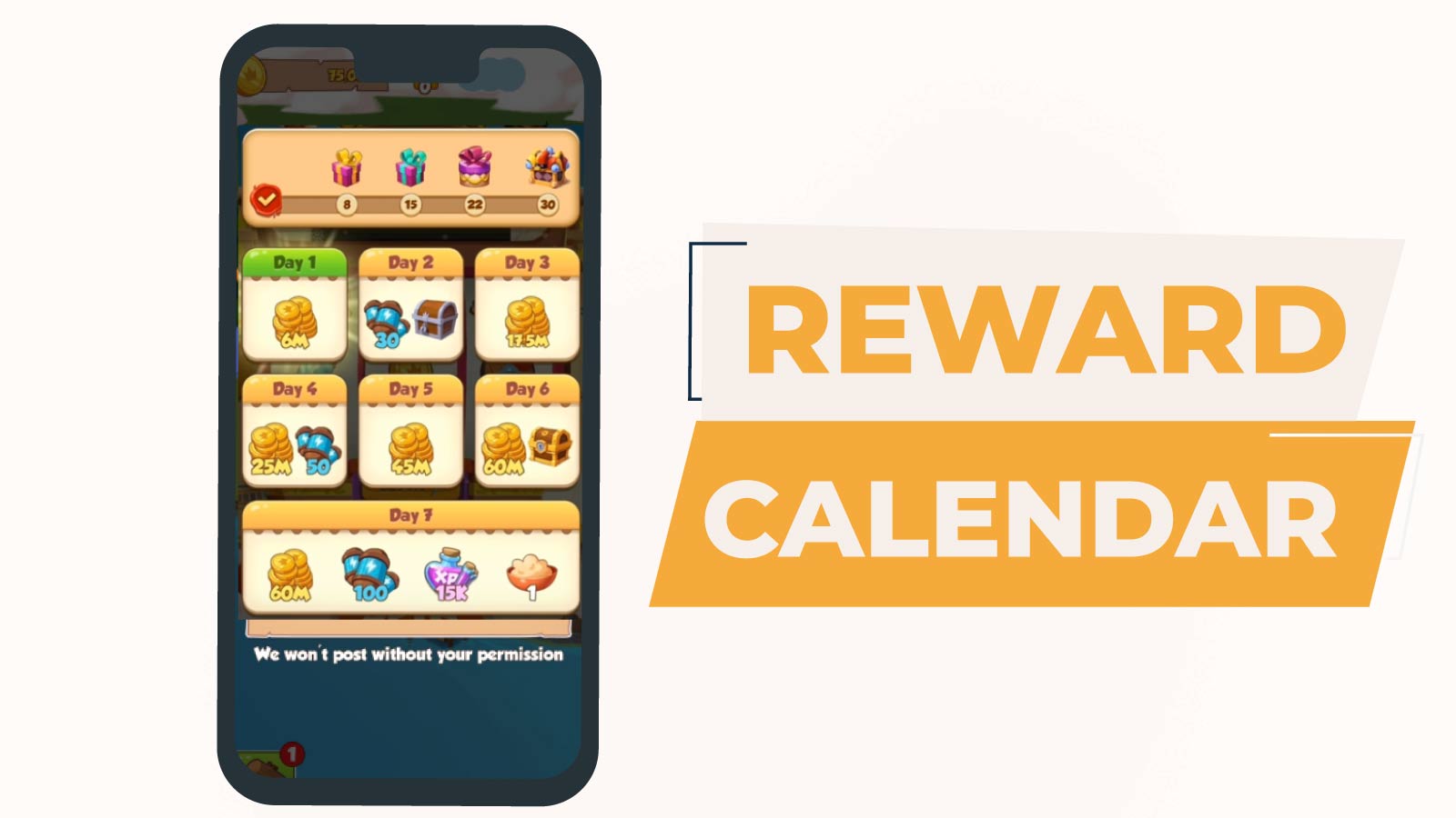 Reward Calendar Free Daily Spins for Coin Master