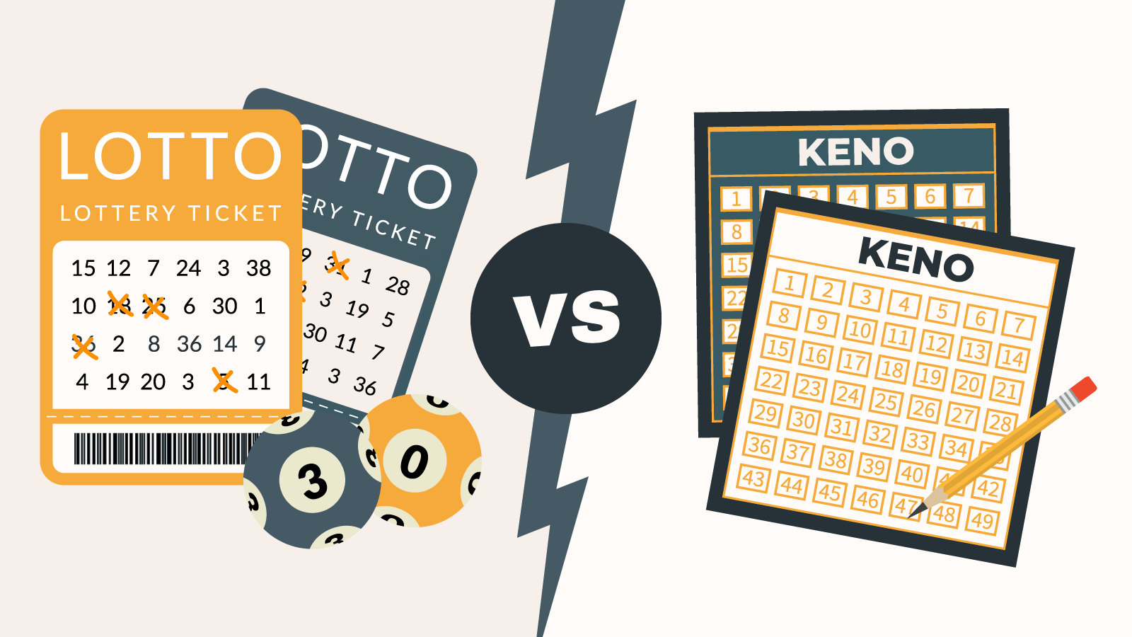 Lotteries Vs Keno