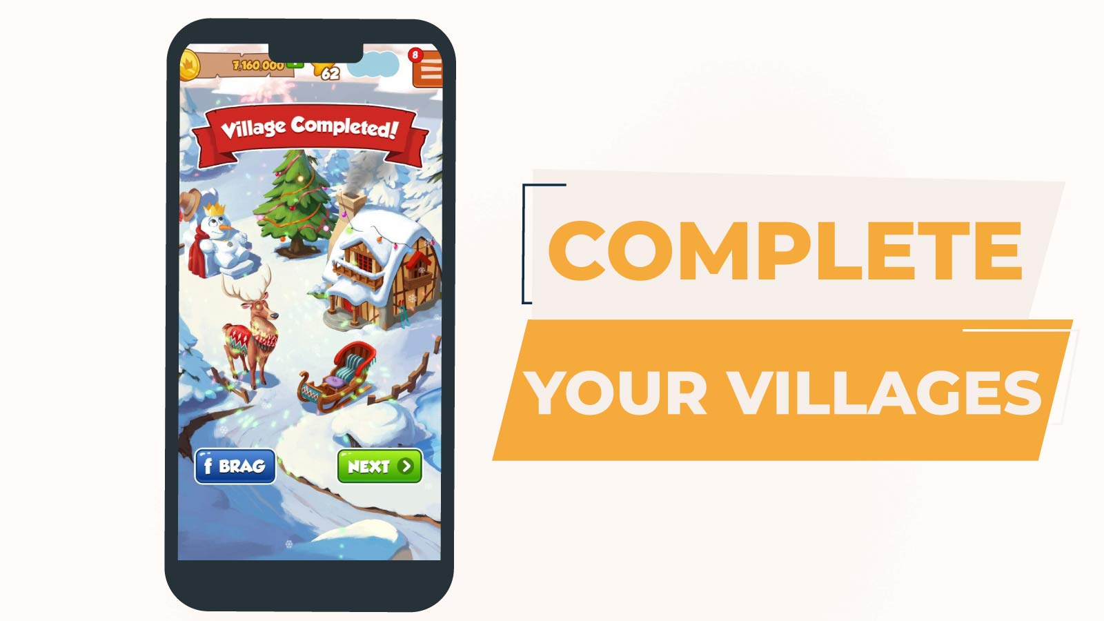 Complete Your Villages - Coin Master