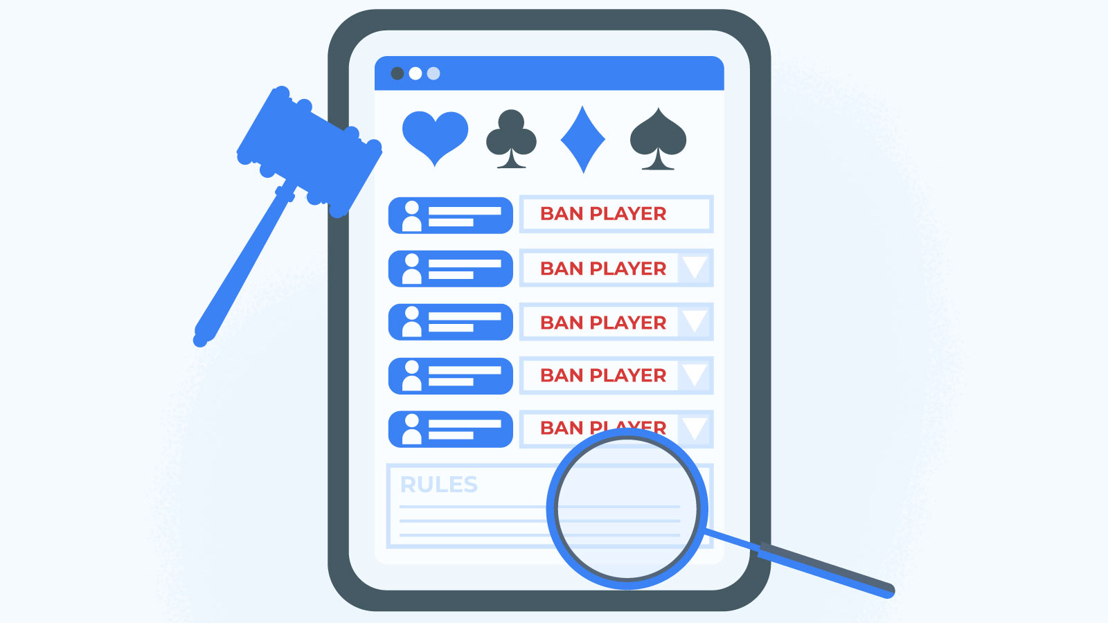Is it legal for a casino to ban players