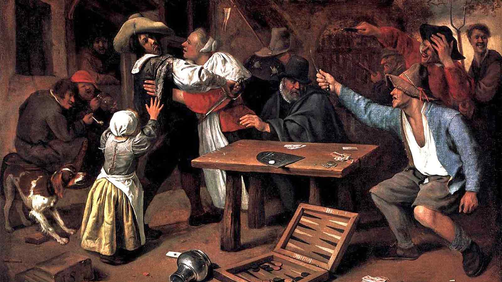 Argument Over a Card Game by Jan Steen