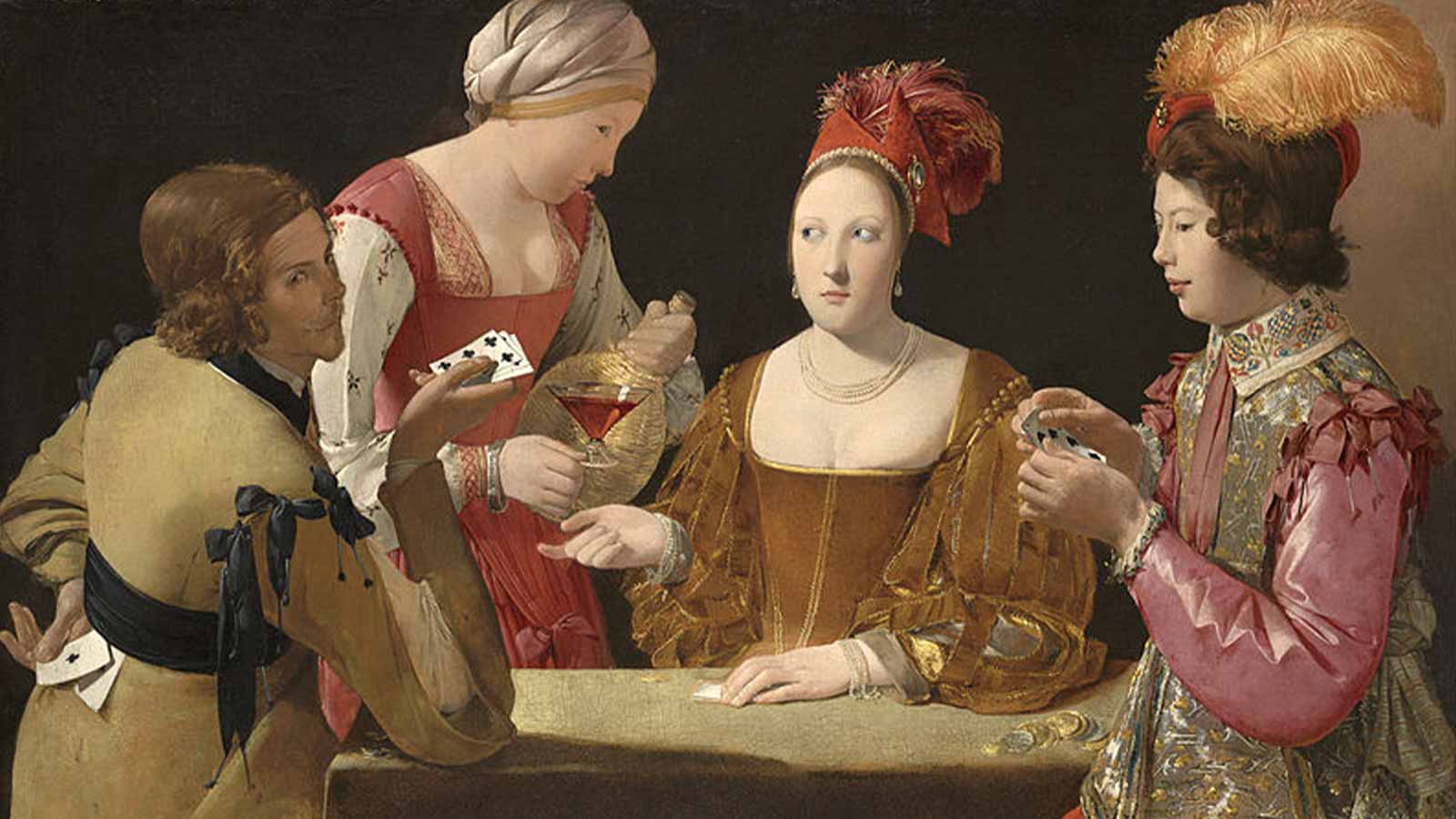 The Cheat with the Ace of Clubs by Georges de La Tour